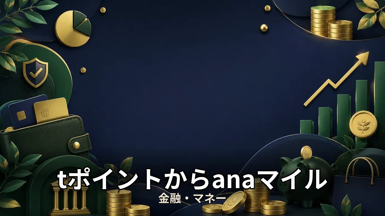 tポイントからanaマイル｜評判・解約・向かない人を本音で解説